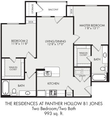 the residences at panther hollow apartments floor plan at The Panr Hollow