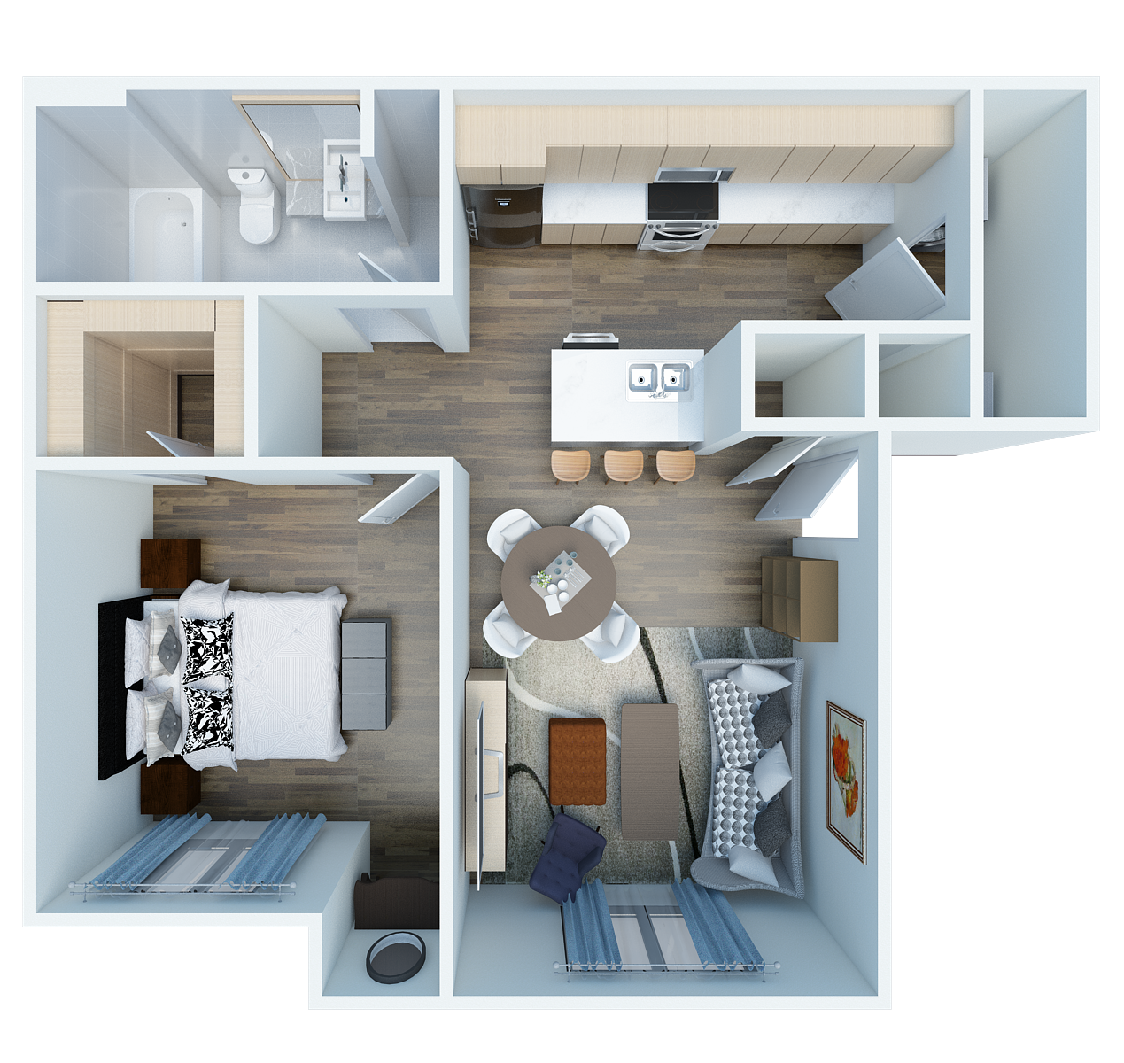 Cash - 3D Plan