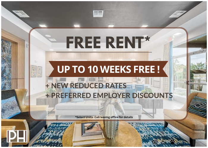 free rent up to 10 weeks free at The Panr Hollow